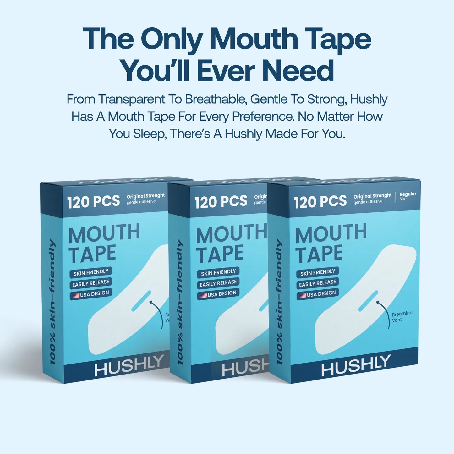 HUSHLY Lip-Shaped Mouth Tape